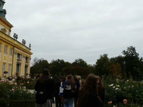 Lekcja muzealna w Pałacu