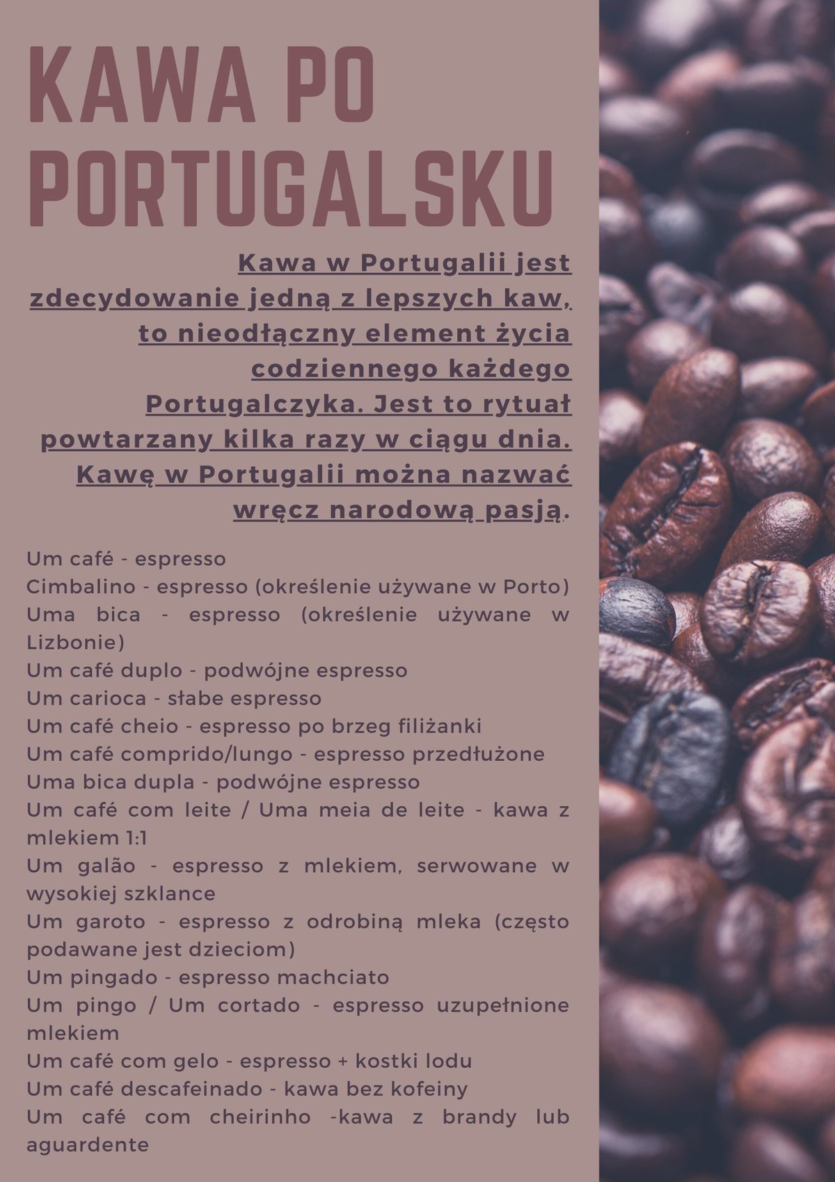 Kawa po portugalsku