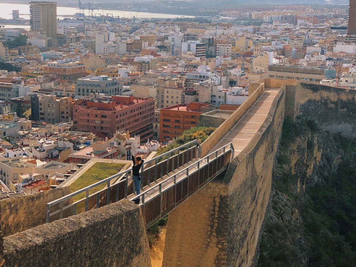 Panorama miasta w Hiszpanii